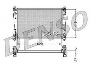 DENSO DRM09111 radiatorius, variklio aušinimas 
 Aušinimo sistema -> Radiatorius/alyvos aušintuvas -> Radiatorius/dalys
55700617, 55703927, 55704135