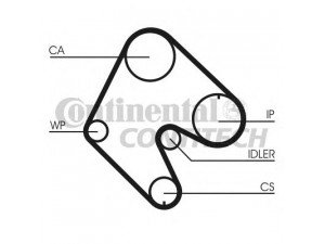CONTITECH CT540WP1 vandens siurblio ir paskirstymo diržo komplektas 
 Diržinė pavara -> Paskirstymo diržas/komplektas -> Paskirstymo diržas/komplektas