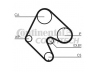 CONTITECH CT540 paskirstymo diržas 
 Techninės priežiūros dalys -> Papildomas remontas
636364, 636563, 90281312, 90410784