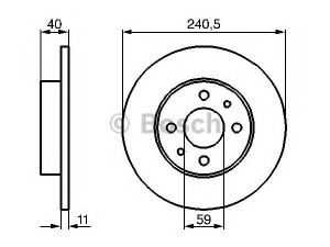 BOSCH 0 986 478 342 stabdžių diskas 
 Stabdžių sistema -> Diskinis stabdys -> Stabdžių diskas
46403960, 60576335, 60805117, 60811879