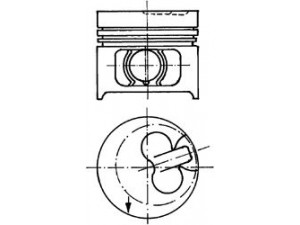 KOLBENSCHMIDT 90858610 stūmoklis 
 Variklis -> Cilindrai/stūmokliai
6 24 209, 90349790