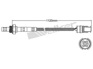 WALKER PRODUCTS 250-24478 lambda jutiklis 
 Variklis -> Variklio elektra
11 78 1 404 696, 11 78 1 406 621