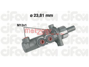METZGER 202-280 pagrindinis cilindras, stabdžiai 
 Stabdžių sistema -> Pagrindinis stabdžių cilindras
1J1 614 019, 1J1 614 019, 1J1 614 019