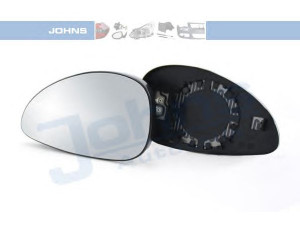 JOHNS 23 16 37-83 veidrodėlio stiklas, išorinis veidrodėlis 
 Kėbulas -> Keleivių kabina -> Veidrodėlis
00008151JJ, 8151 JJ