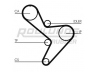 ROULUNDS RUBBER RR1102 paskirstymo diržas 
 Techninės priežiūros dalys -> Papildomas remontas
0816A4, 99456477, 99456477, 4500879