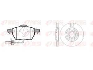 REMSA 8390.07 stabdžių rinkinys, diskiniai stabdžiai 
 Stabdžių sistema -> Diskinis stabdys -> Stabdžių remonto rinkinys