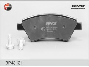 FENOX BP43131 stabdžių trinkelių rinkinys, diskinis stabdys 
 Techninės priežiūros dalys -> Papildomas remontas
410601241R, 410608713R, 7701206044