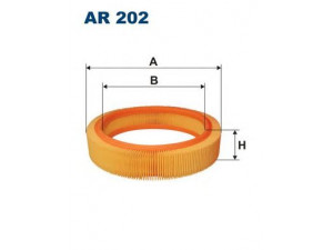 FILTRON AR202 oro filtras 
 Filtrai -> Oro filtras
142, 1444L3, 1498439, 5000215, 5009226