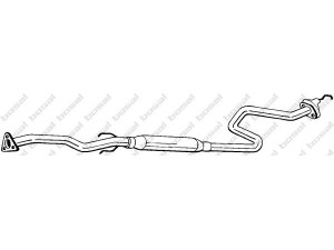 BOSAL 286-531 vidurinis duslintuvas 
 Išmetimo sistema -> Duslintuvas
18220-SH3-A01, 18220-SH3-A02, 18220-SH3-A11