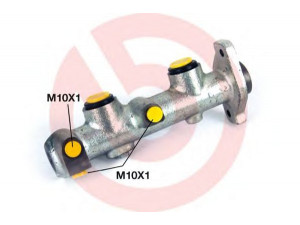 BREMBO M 11 002 pagrindinis cilindras, stabdžiai 
 Stabdžių sistema -> Pagrindinis stabdžių cilindras
5138201, 17671900, 43203500, 03212276003