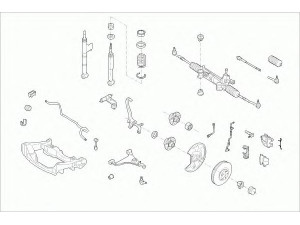 SACHS MERCE-E-KLA-FS008 vairavimo mechanizmas; rato pakaba 
 Ašies montavimas/vairavimo mechanizmas/ratai -> Prekių paieška pagal schemą