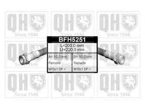 QUINTON HAZELL BFH5251 stabdžių žarnelė 
 Stabdžių sistema -> Stabdžių žarnelės
SHB 101170