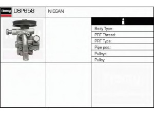 DELCO REMY DSP658 hidraulinis siurblys, vairo sistema 
 Vairavimas -> Vairo pavara/siurblys