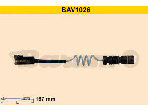 BARUM BAV1026 įspėjimo kontaktas, stabdžių trinkelių susidėvėjimas 
 Stabdžių sistema -> Susidėvėjimo indikatorius, stabdžių trinkelės
901 540 02 17, 901 540 03 17