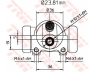 TRW BWK119 rato stabdžių cilindras 
 Stabdžių sistema -> Ratų cilindrai
4402961, 9110961, 7701025934, 7701025935