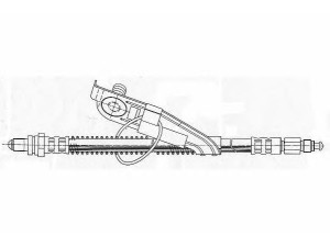 FERODO FHY2283 stabdžių žarnelė 
 Stabdžių sistema -> Stabdžių žarnelės
1021841, 1066801, 1109679, 96FB2078CG
