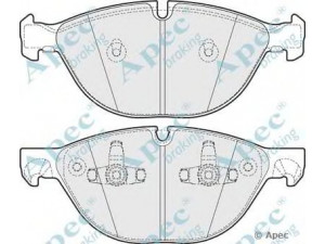 APEC braking PAD1615 stabdžių trinkelių rinkinys, diskinis stabdys 
 Techninės priežiūros dalys -> Papildomas remontas
34116778048, 34116791514