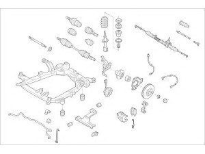 DELPHI OPEL-16371-F rato pakaba 
 Ašies montavimas/vairavimo mechanizmas/ratai -> Prekių paieška pagal schemą