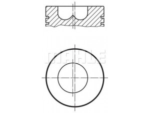 PERFECT CIRCLE 59 82748 0 stūmoklis 
 Variklis -> Cilindrai/stūmokliai
2992040, 500352812, 87-122200-10