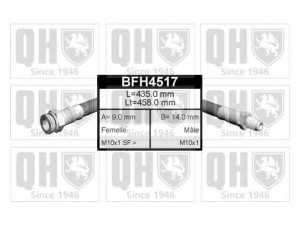 QUINTON HAZELL BFH4517 stabdžių žarnelė 
 Stabdžių sistema -> Stabdžių žarnelės
FBH 6062, 4806.35, 7 567 862, 4806.35