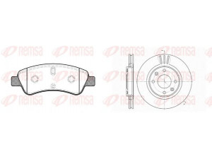 REMSA 8840.00 stabdžių rinkinys, diskiniai stabdžiai 
 Stabdžių sistema -> Diskinis stabdys -> Stabdžių remonto rinkinys
4246W10, 4246W70, 4252210