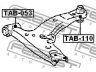 FEBEST TAB-053 valdymo svirties/išilginių svirčių įvorė 
 Ašies montavimas/vairavimo mechanizmas/ratai -> Valdymo svirtis/pasukamosios svirties sujungimas -> Montavimas/sutvirtinimas
48068-12171, 48069-12171