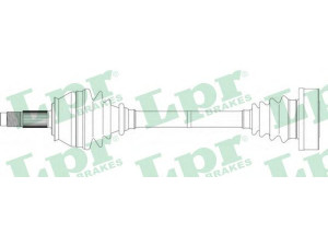 LPR DS20089 kardaninis velenas 
 Ratų pavara -> Kardaninis velenas