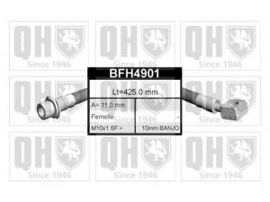 QUINTON HAZELL BFH4901 stabdžių žarnelė 
 Stabdžių sistema -> Stabdžių žarnelės
90 498 319, 90 498 319