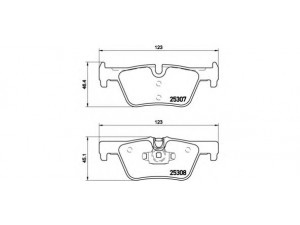 BREMBO P 06 071 stabdžių trinkelių rinkinys, diskinis stabdys 
 Techninės priežiūros dalys -> Papildomas remontas
34206799809, 34216850569, 34216873093