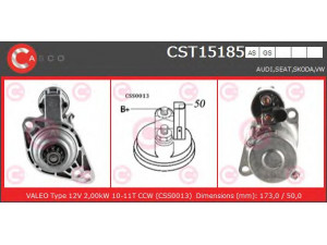 CASCO CST15185GS starteris 
 Elektros įranga -> Starterio sistema -> Starteris
02Z911023F, 02Z911023H, 02Z911023M