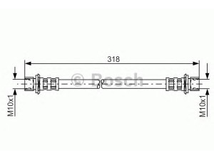 BOSCH 1 987 481 062 stabdžių žarnelė 
 Stabdžių sistema -> Stabdžių žarnelės
90080 94205, 90947 02A47