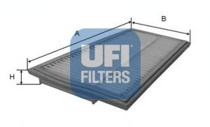 UFI 30.463.00 oro filtras 
 Techninės priežiūros dalys -> Techninės priežiūros intervalai
A6420942204, A6420943004