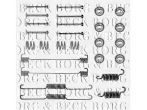 BORG & BECK BBK6021 priedų komplektas, diskinių stabdžių trinkelės