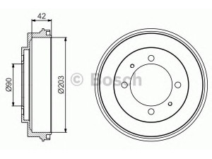 BOSCH 0 986 477 202 stabdžių būgnas 
 Stabdžių sistema -> Būgninis stabdys -> Stabdžių būgnas
MR205575