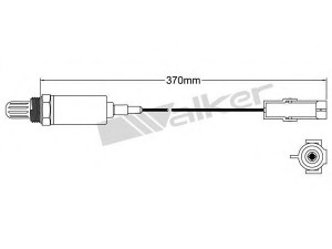 WALKER PRODUCTS 250-21001 lambda jutiklis 
 Variklis -> Variklio elektra
8089903510, 8251626000, 8251626930