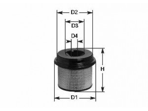 CLEAN FILTERS MA3409 oro filtras 
 Techninės priežiūros dalys -> Techninės priežiūros intervalai
0040940204