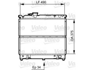 VALEO 731463 radiatorius, variklio aušinimas 
 Aušinimo sistema -> Radiatorius/alyvos aušintuvas -> Radiatorius/dalys
17700-60A11, 17700-60A12, 1770060A11