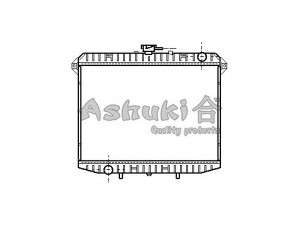 ASHUKI N655-61 radiatorius, variklio aušinimas 
 Aušinimo sistema -> Radiatorius/alyvos aušintuvas -> Radiatorius/dalys
21410-0F121