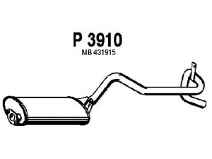 FENNO P3910 galinis duslintuvas 
 Išmetimo sistema -> Duslintuvas
MB431915