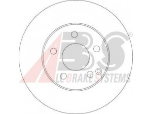 A.B.S. 17402 OE stabdžių diskas 
 Dviratė transporto priemonės -> Stabdžių sistema -> Stabdžių diskai / priedai
0004231012, 211 423 07 12