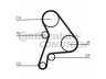 CONTITECH CT1012 paskirstymo diržas 
 Techninės priežiūros dalys -> Papildomas remontas
028109119AC, 028109119N, 028109119AC