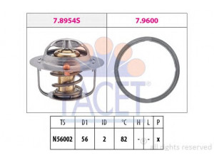 FACET 7.8954 termostatas, aušinimo skystis 
 Aušinimo sistema -> Termostatas/tarpiklis -> Thermostat
21210-AA080