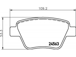 HELLA PAGID 8DB 355 014-021 stabdžių trinkelių rinkinys, diskinis stabdys 
 Techninės priežiūros dalys -> Papildomas remontas
5K0698451, 5K0698451A, 5K0698451