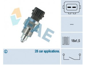 FAE 40661 jungiklis, atbulinės eigos žibintas 
 Elektros įranga -> Šviesų jungikliai/relės/valdymas -> Šviesų jungiklis/svirtis
008 945 415