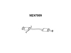 VENEPORTE MZ47009 priekinis duslintuvas 
 Išmetimo sistema -> Duslintuvas
B61240100C, B61240300
