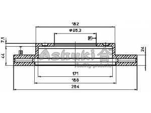 ASHUKI I032-01 stabdžių diskas 
 Dviratė transporto priemonės -> Stabdžių sistema -> Stabdžių diskai / priedai
0 986 479 020/BOSCH, 0 986 479 127/BOSCH