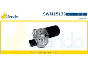 SANDO SWM15133.1 valytuvo variklis 
 Priekinio stiklo valymo sistema -> Varikliukas, priekinio stiklo valytuvai
4B1955113A, 8D1955113C