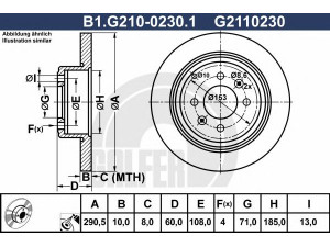 GALFER B1.G210-0230.1 stabdžių diskas 
 Dviratė transporto priemonės -> Stabdžių sistema -> Stabdžių diskai / priedai
4246 L7, 4246 T6, 4246 T7