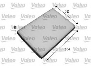 VALEO 698475 filtras, salono oras 
 Techninės priežiūros dalys -> Techninės priežiūros intervalai
1688300018