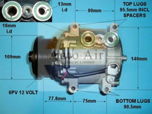 AUTO AIR GLOUCESTER 14-1006P kompresorius, oro kondicionierius 
 Oro kondicionavimas -> Kompresorius/dalys
AJ812568, XR81188, XR89202, XR81188